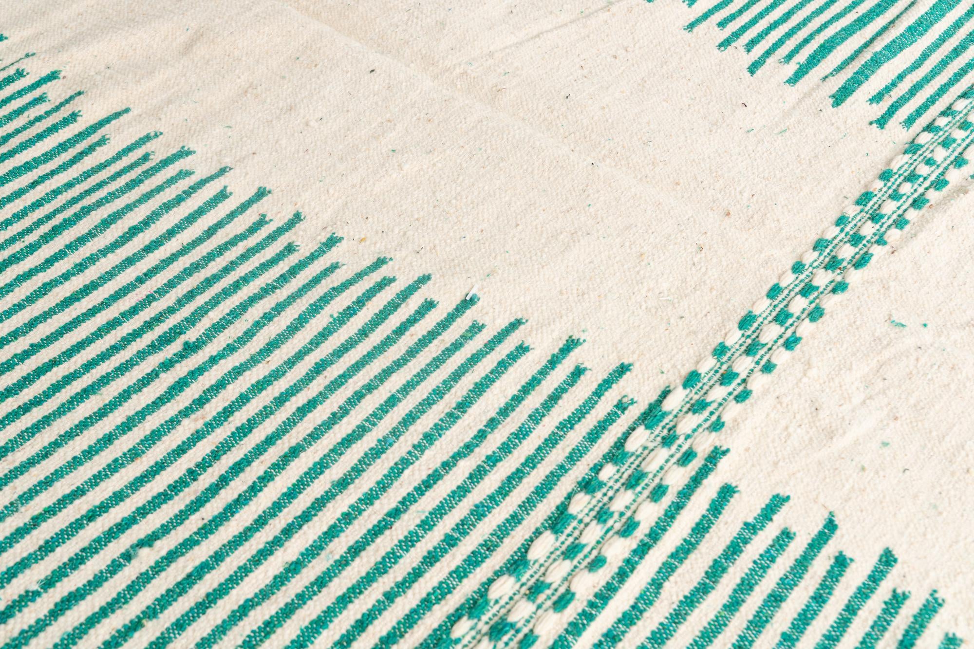 7' x 9' 10 Hand Knotted Moroccan Wool Rug