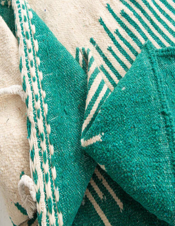 Detail image of 7' 3 x 11'  Hand Knotted Moroccan Wool Rug