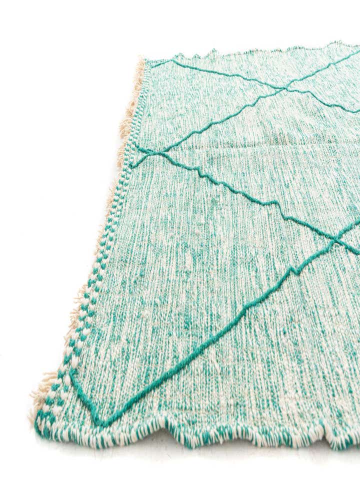 6' 6 x 9' 7 Hand Knotted Moroccan Wool Rug