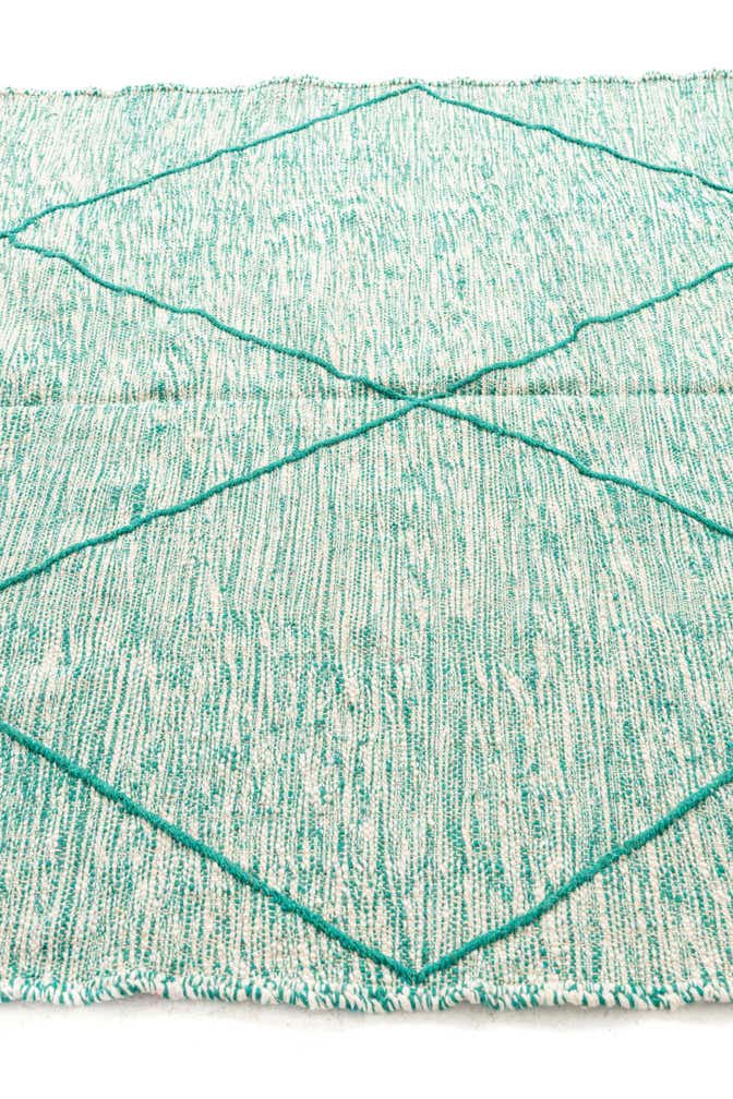 6' 6 x 9' 7 Hand Knotted Moroccan Wool Rug