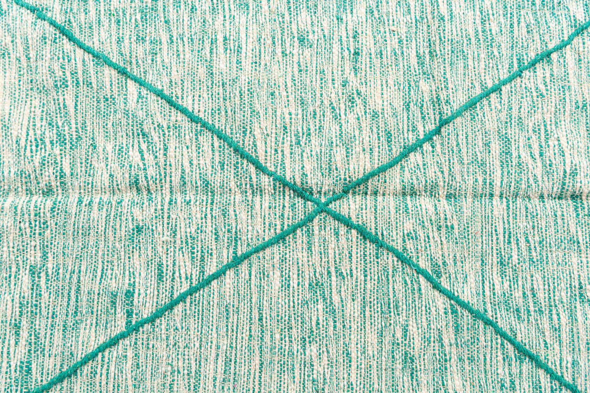6' 6 x 9' 7 Hand Knotted Moroccan Wool Rug