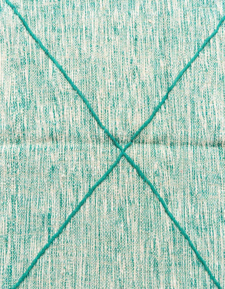 Detail image of 6' 6 x 9' 7  Hand Knotted Moroccan Wool Rug