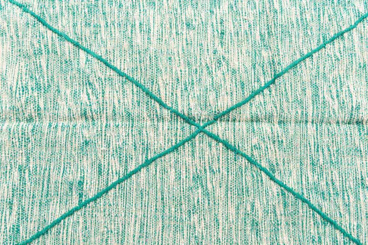 6' 6 x 9' 7 Hand Knotted Moroccan Wool Rug