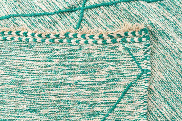 6' 6 x 9' 7 Hand Knotted Moroccan Wool Rug