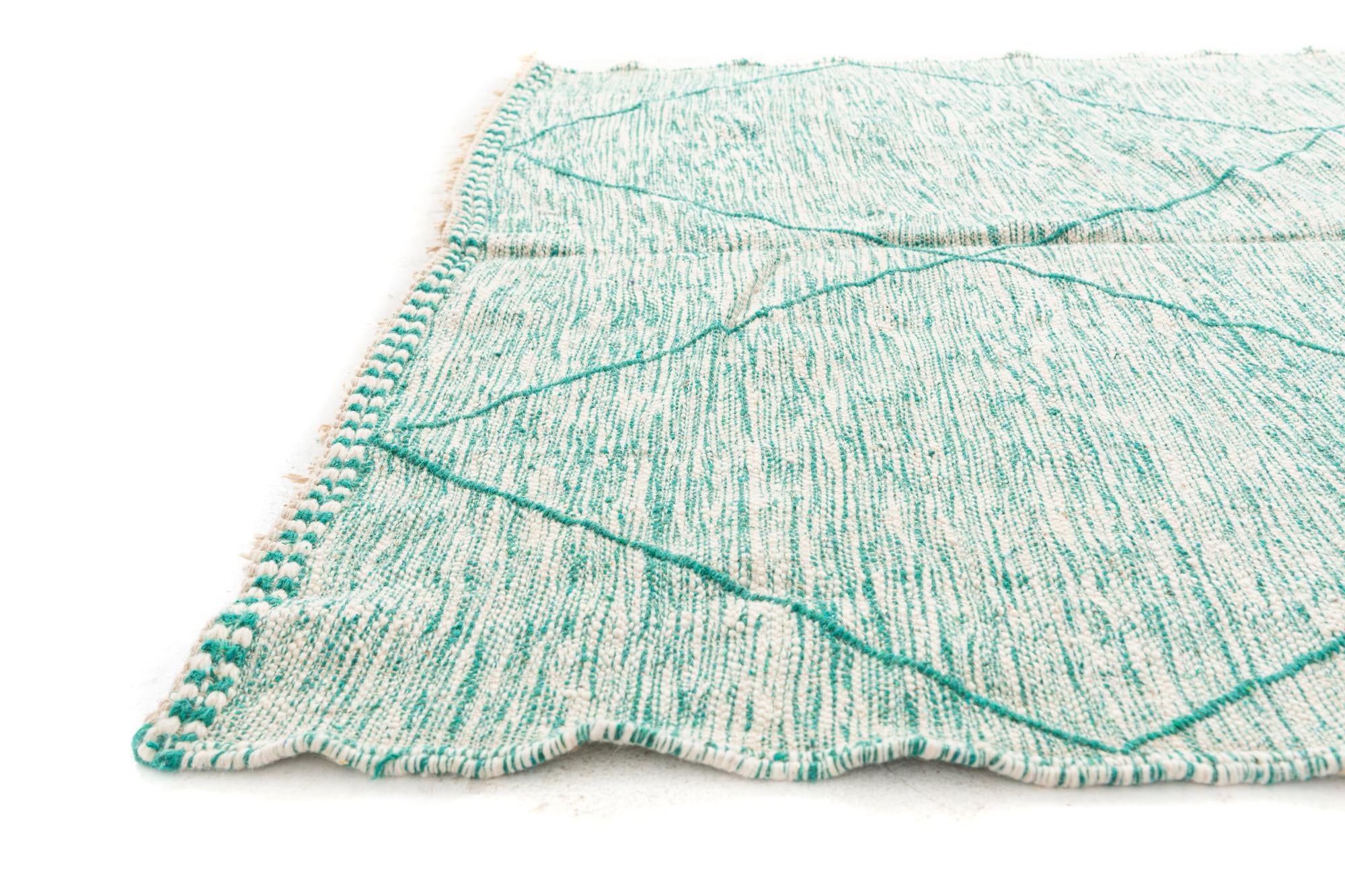 6' 4 x 9' 10 Hand Knotted Moroccan Wool Rug