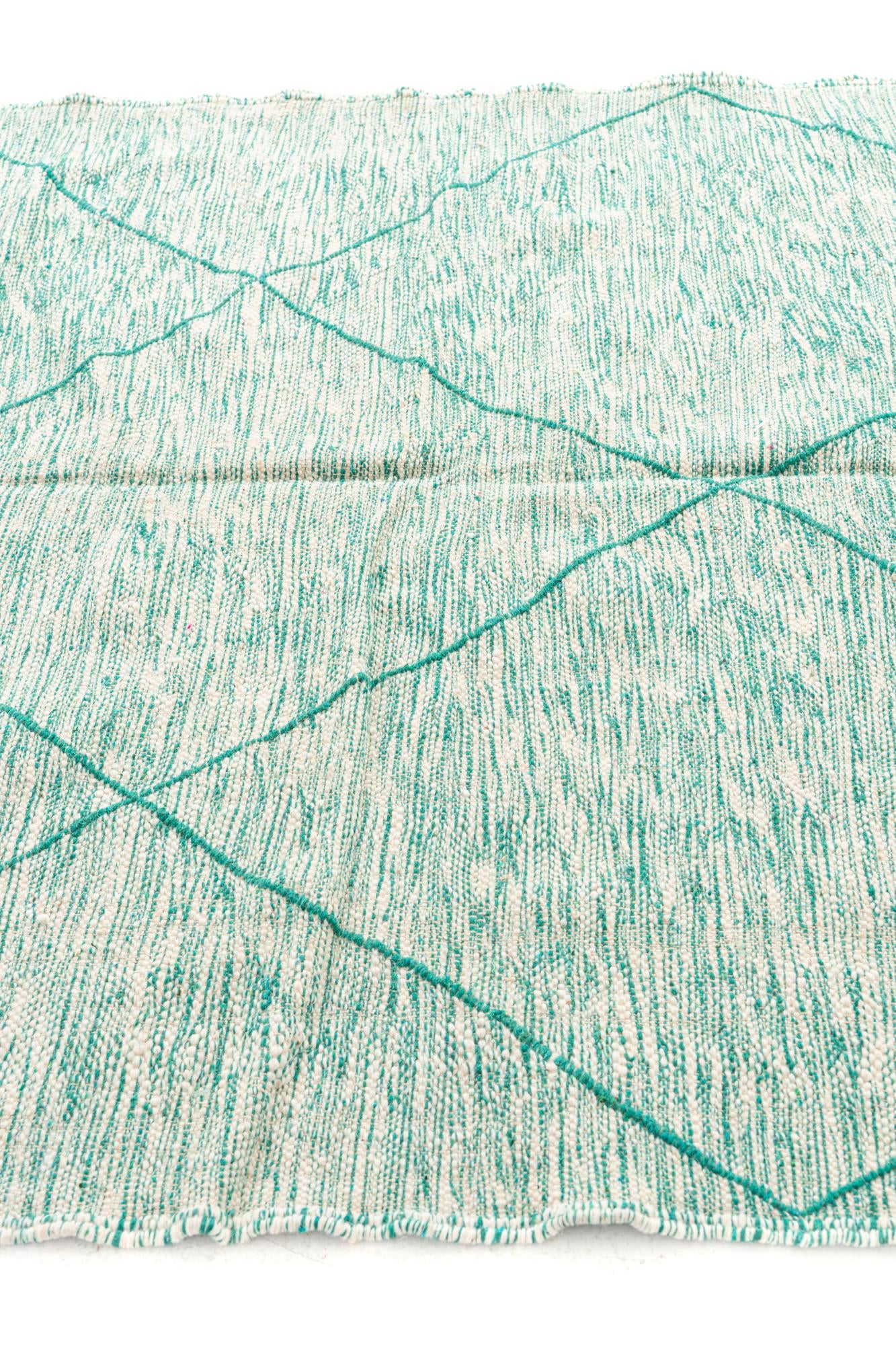 6' 4 x 9' 10 Hand Knotted Moroccan Wool Rug