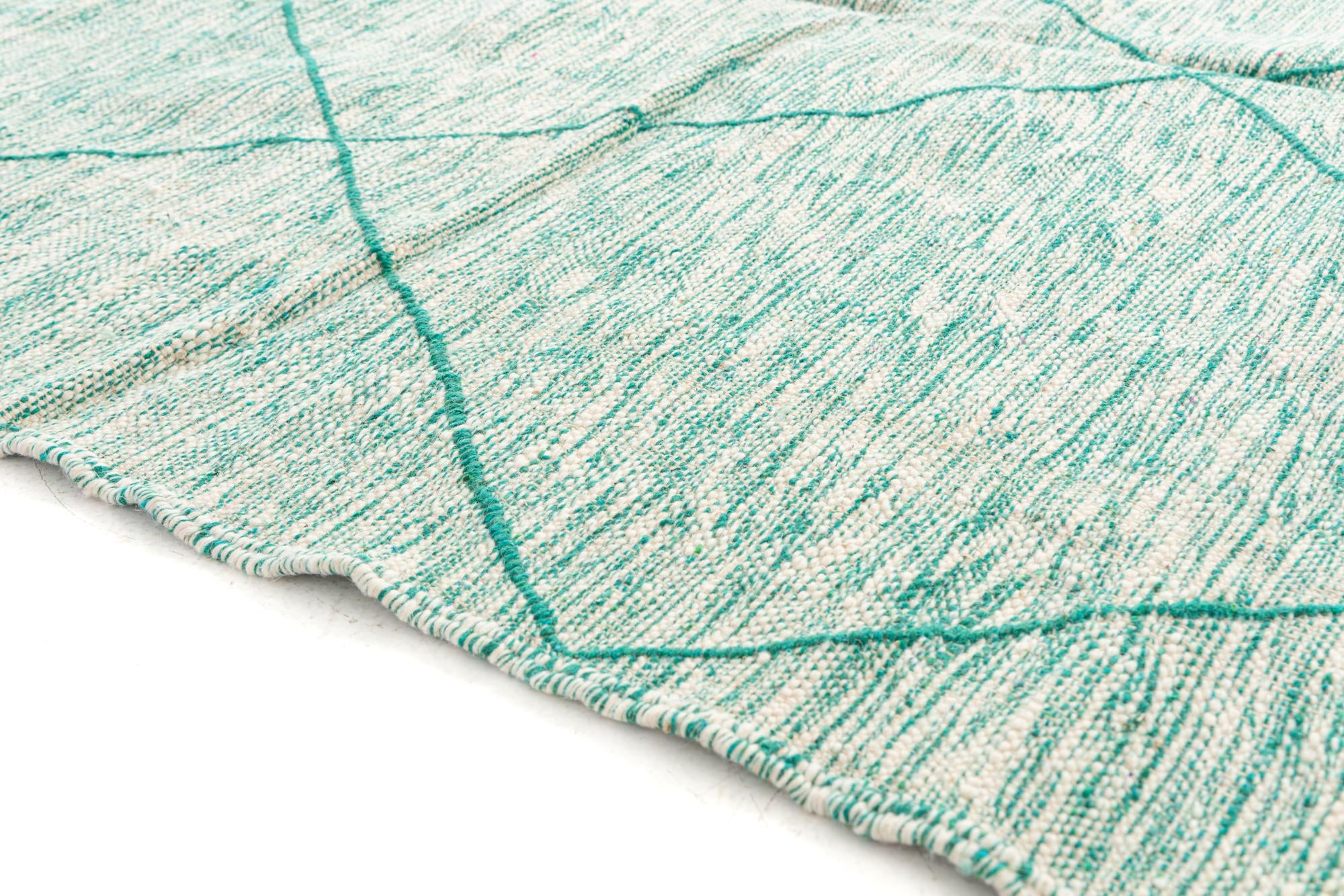 6' 4 x 9' 10 Hand Knotted Moroccan Wool Rug