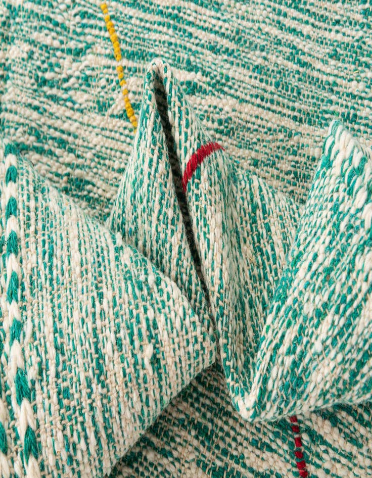 Detail image of 6' 6 x 9' 6  Hand Knotted Moroccan Wool Rug