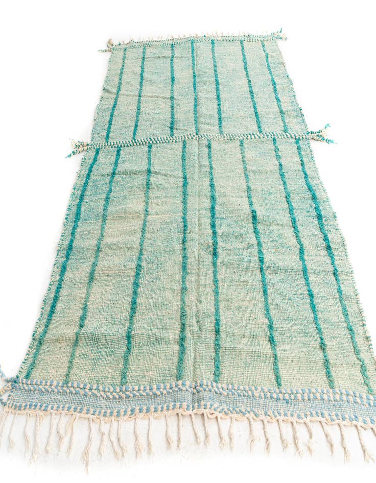 Detail image of 6' 6 x 9' 7  Hand Knotted Moroccan Wool Rug