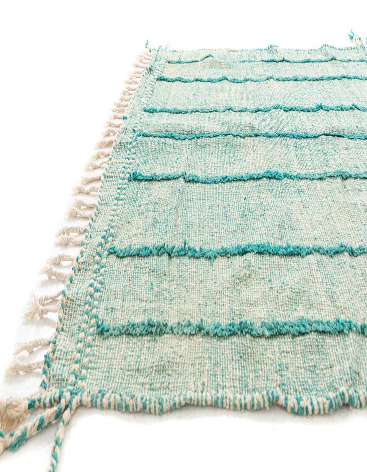 Detail image of 6' 6 x 9' 7  Hand Knotted Moroccan Wool Rug