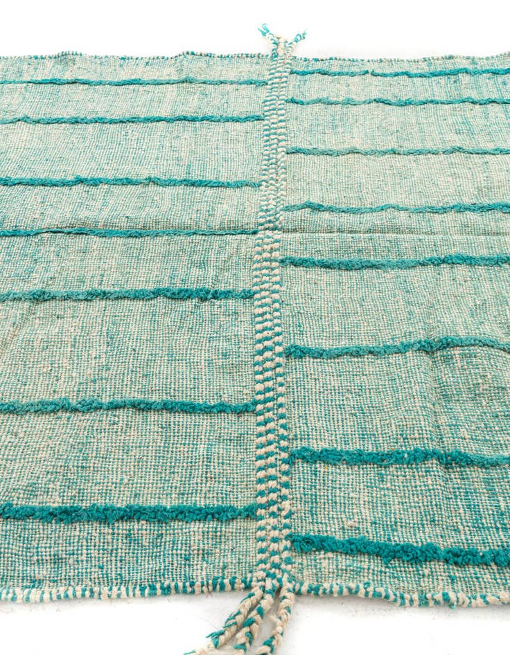 Detail image of 6' 6 x 9' 7  Hand Knotted Moroccan Wool Rug