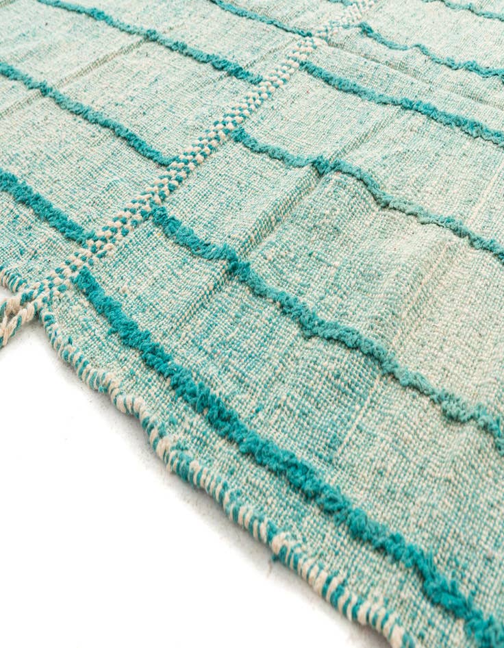 Detail image of 6' 6 x 9' 7  Hand Knotted Moroccan Wool Rug