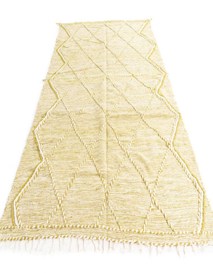 Detail image of 6' 9 x 10'  Hand Knotted Moroccan Wool Rug