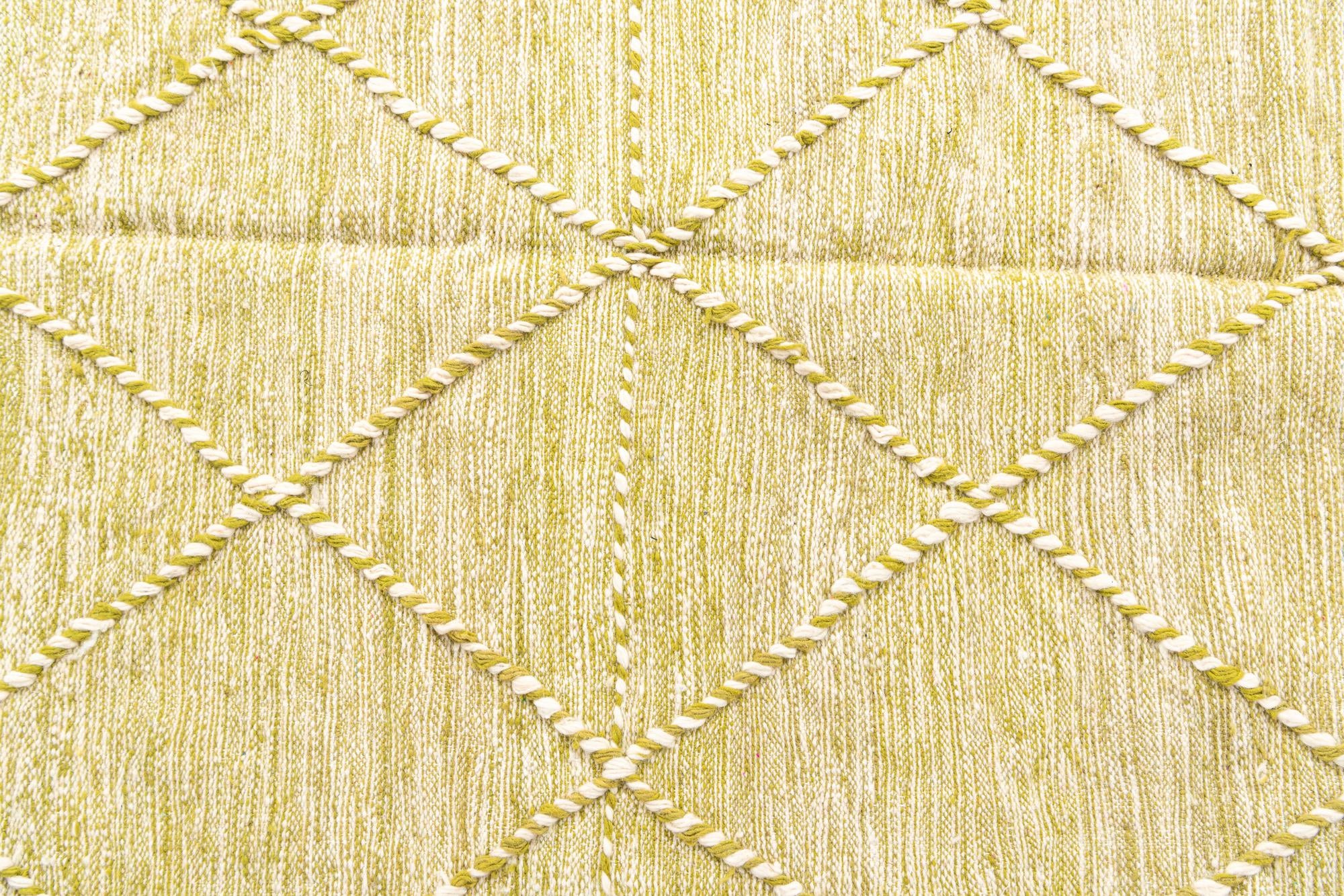 6' 9 x 10' Hand Knotted Moroccan Wool Rug