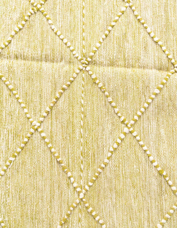 Detail image of 6' 9 x 10'  Hand Knotted Moroccan Wool Rug