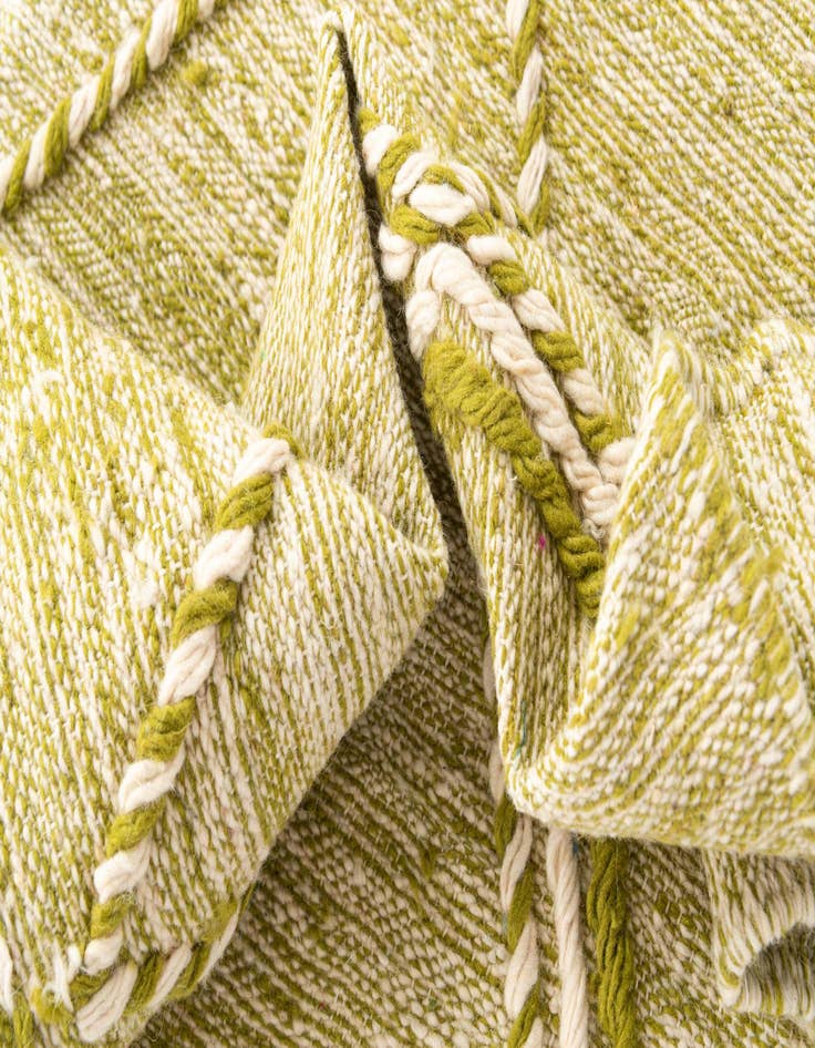 Detail image of 6' 9 x 10'  Hand Knotted Moroccan Wool Rug