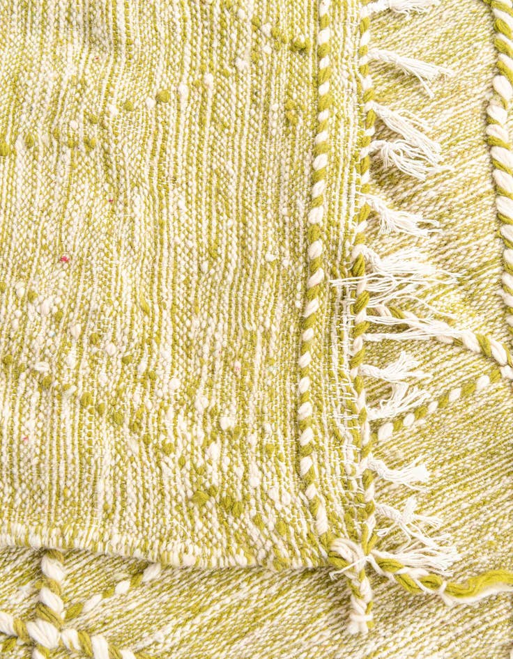 Detail image of 6' 9 x 10'  Hand Knotted Moroccan Wool Rug