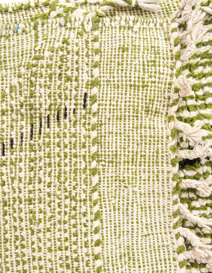 Detail image of 4' x 6' 7  Hand Knotted Moroccan Wool Rug