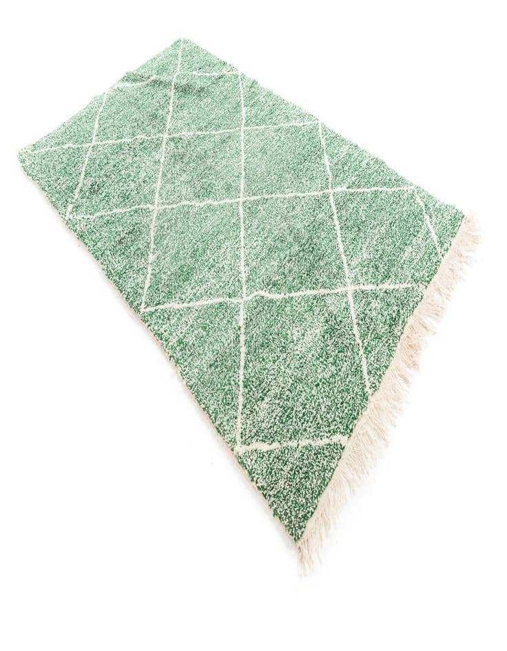 Detail image of 5' 2 x 8' 7  Hand Knotted Moroccan Wool Rug