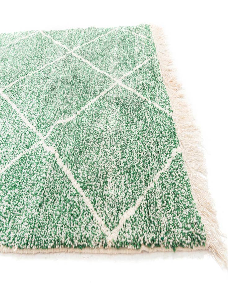 Detail image of 5' 2 x 8' 7  Hand Knotted Moroccan Wool Rug