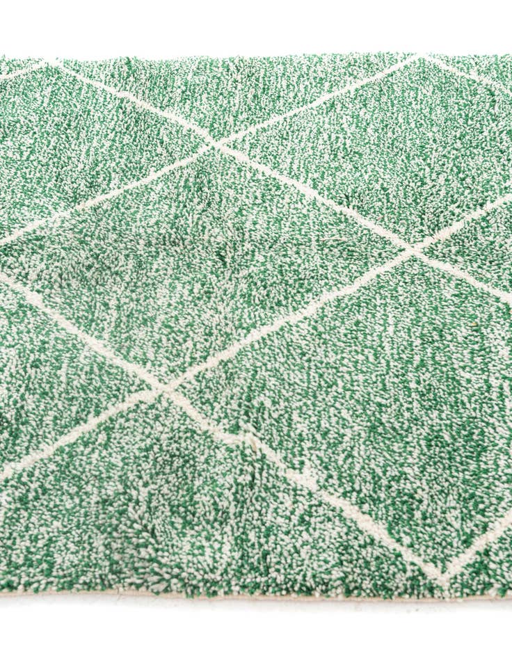 Detail image of 5' 2 x 8' 7  Hand Knotted Moroccan Wool Rug