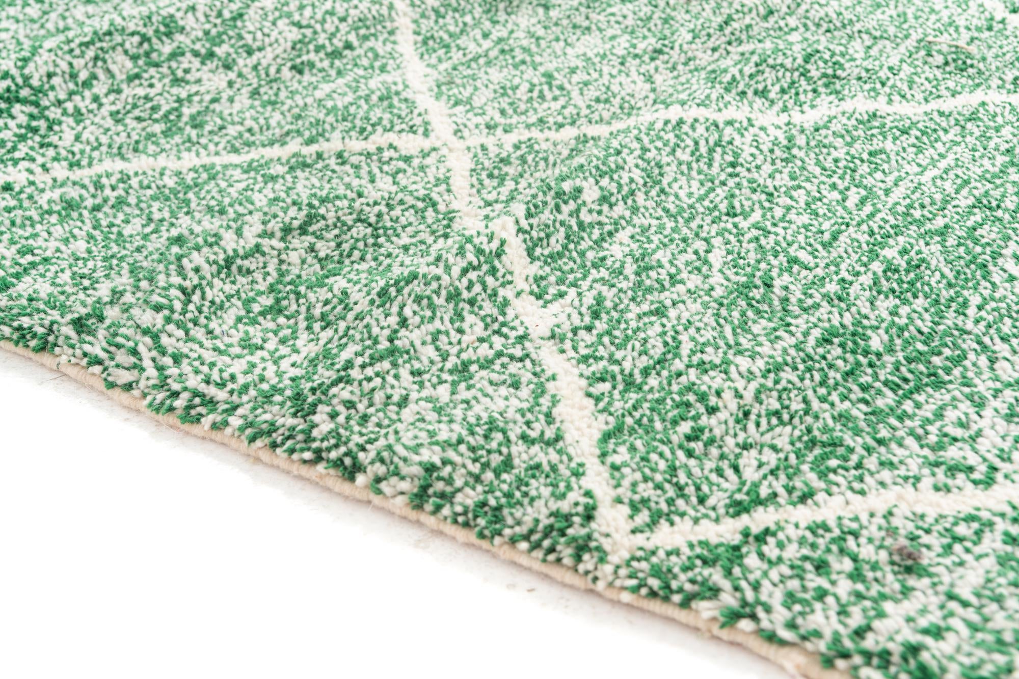 5' 2 x 8' 7 Hand Knotted Moroccan Wool Rug