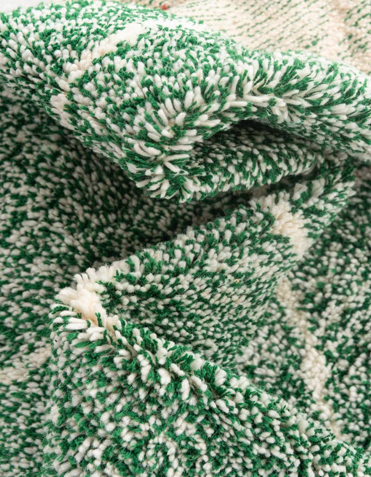 Detail image of 5' 2 x 8' 7  Hand Knotted Moroccan Wool Rug