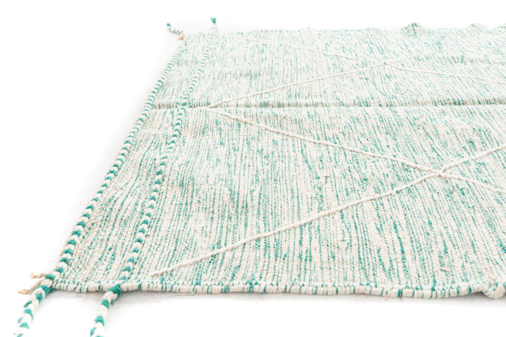 5' x 8' Hand Knotted Moroccan Wool Rug