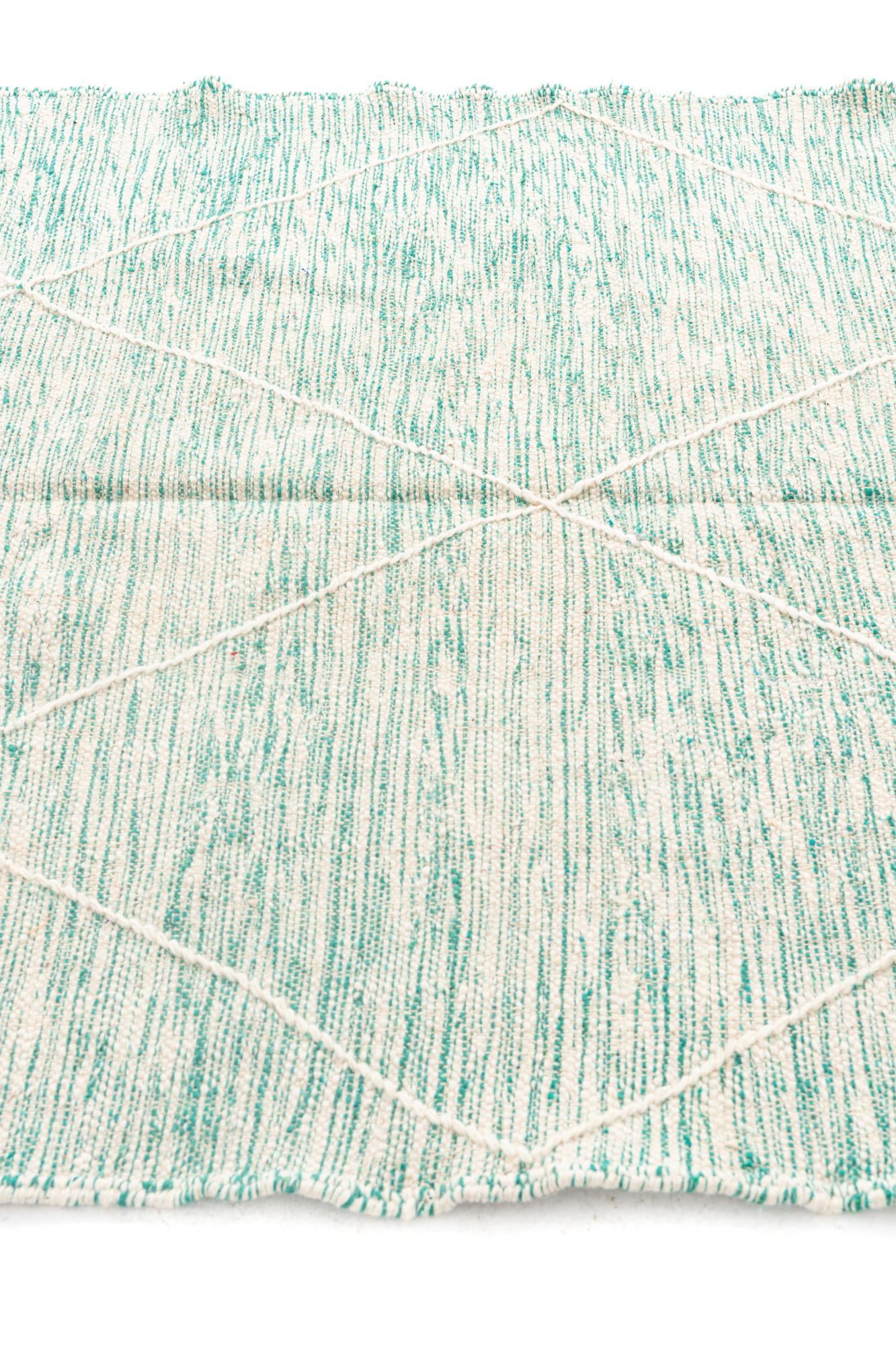5' x 8' Hand Knotted Moroccan Wool Rug
