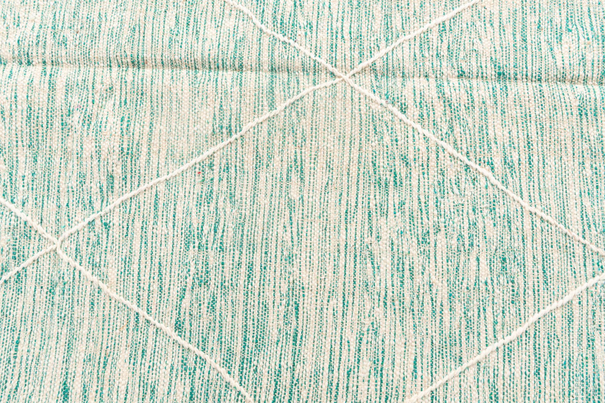 5' x 8' Hand Knotted Moroccan Wool Rug