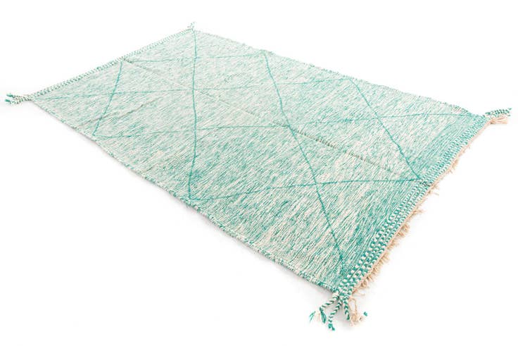 Detail image of 5' x 8' 4 Hand Knotted Moroccan Wool Rug