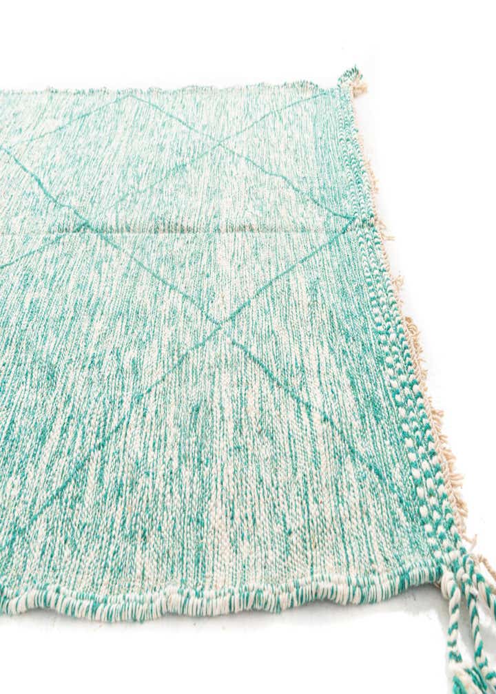 5' x 8' 4 Hand Knotted Moroccan Wool Rug