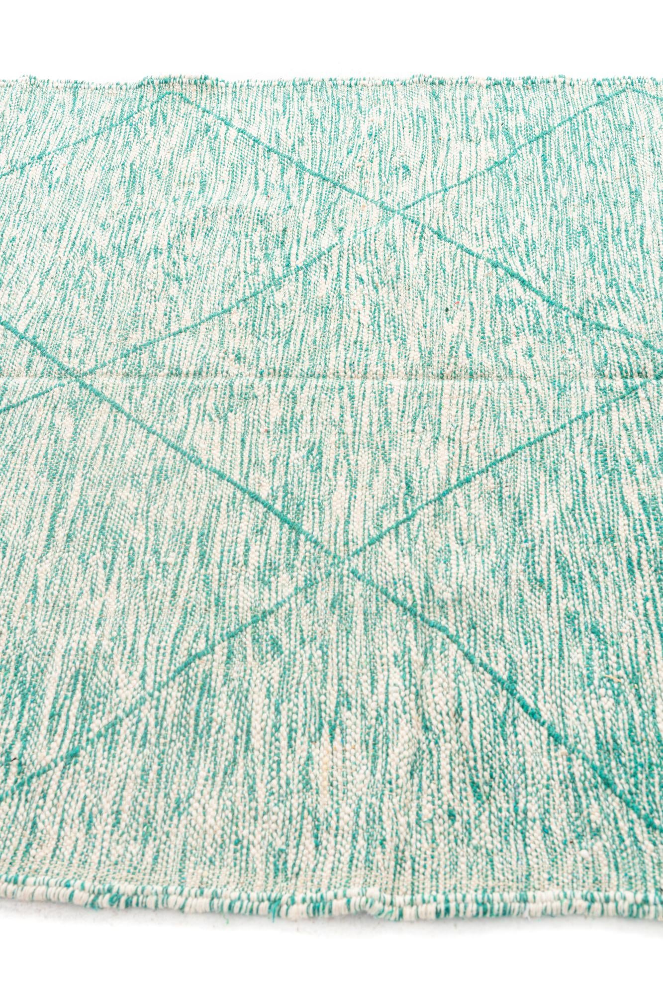 5' x 8' 4 Hand Knotted Moroccan Wool Rug