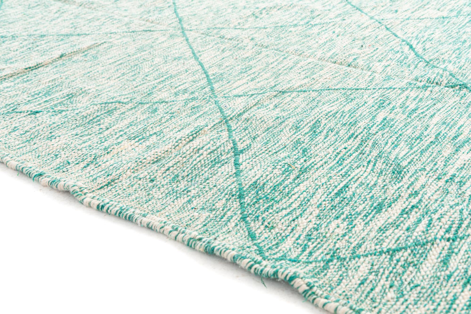 5' x 8' 4 Hand Knotted Moroccan Wool Rug