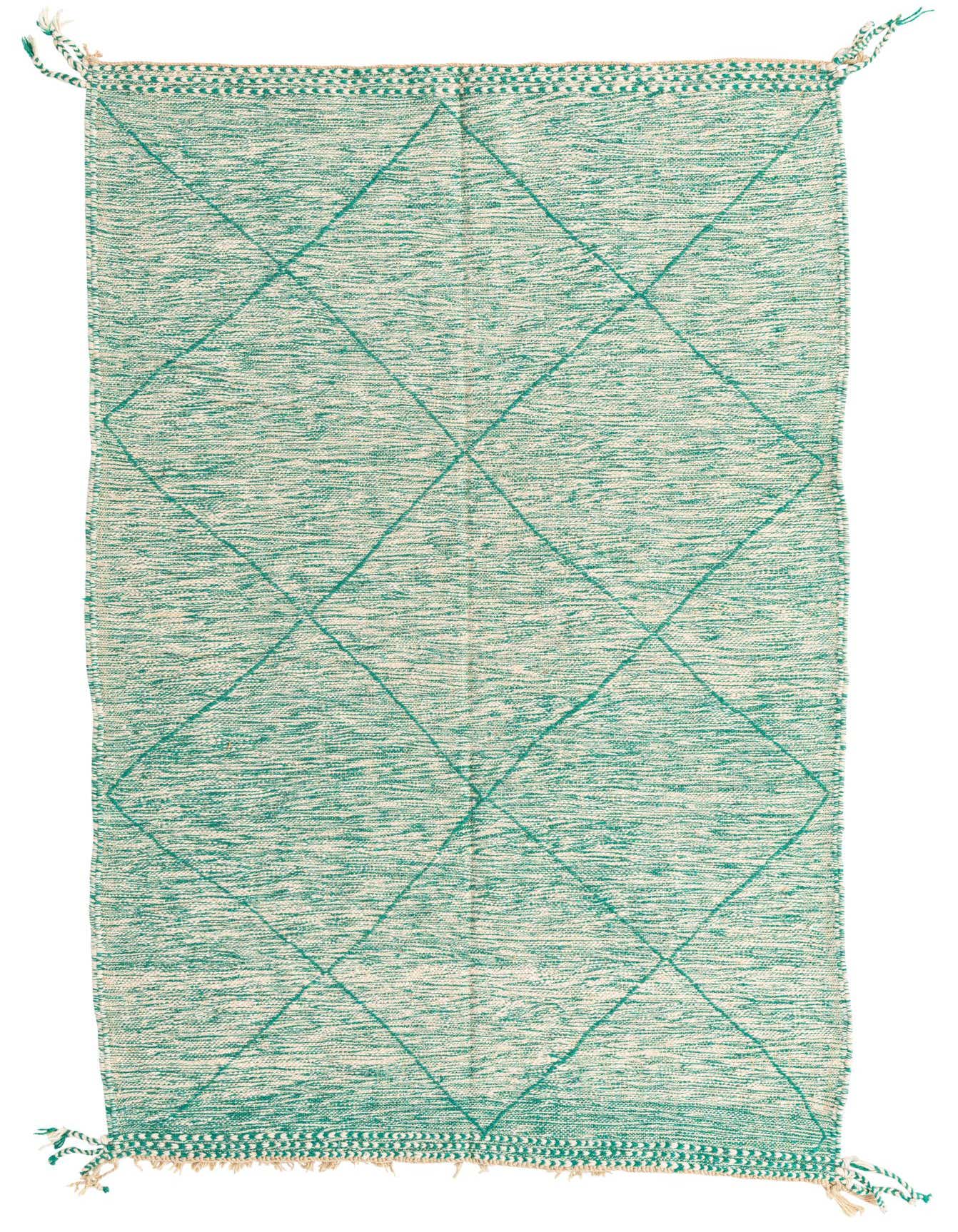 5' x 8' 4 Hand Knotted Moroccan Wool Rug