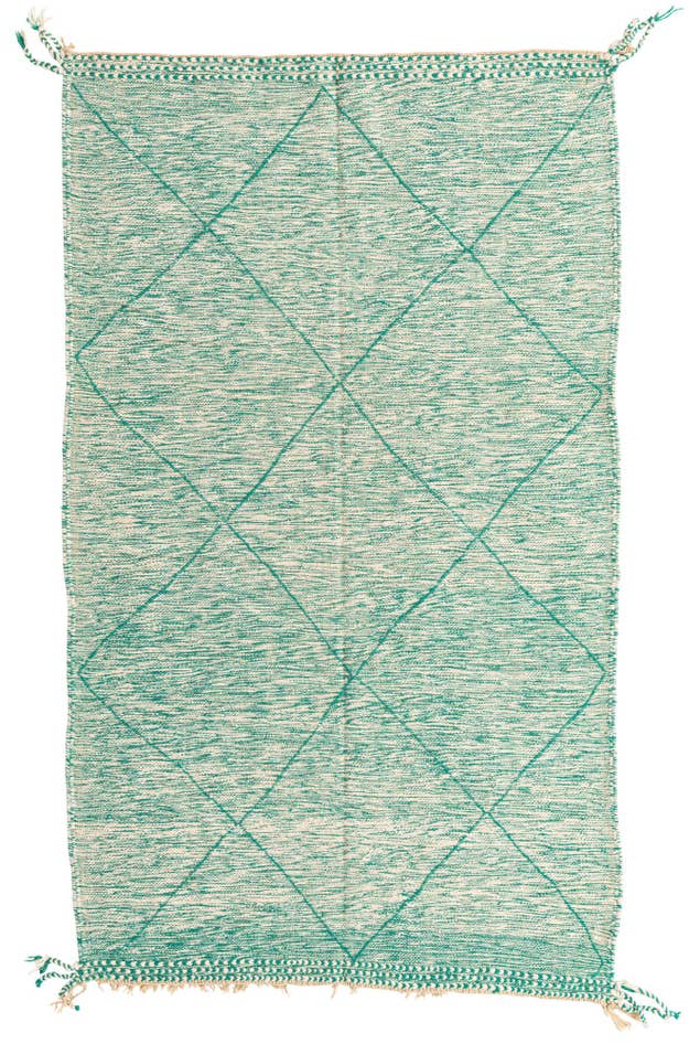 Detail image of 5' x 8' 4 Hand Knotted Moroccan Wool Rug
