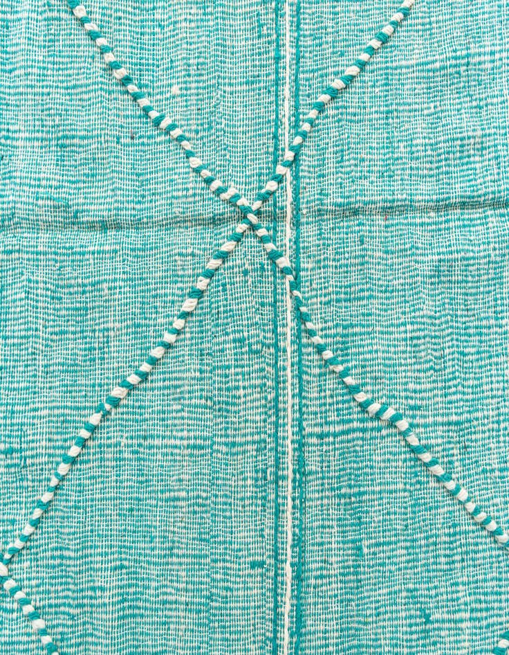 Detail image of 6' 5 x 10'  Hand Knotted Moroccan Wool Rug