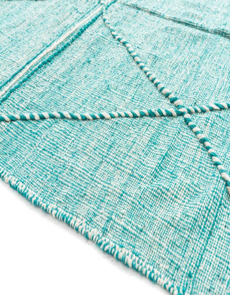 Detail image of 6' 5 x 10'  Hand Knotted Moroccan Wool Rug