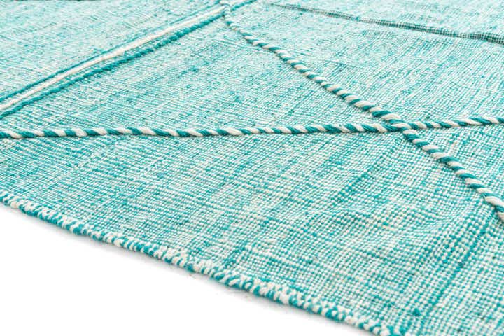 6' 5 x 10' Hand Knotted Moroccan Wool Rug