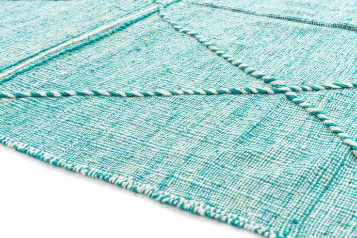 Detail image of 6' 5 x 10' Hand Knotted Moroccan Wool Rug
