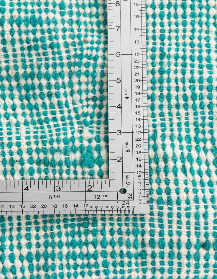 Detail image of 6' 5 x 10'  Hand Knotted Moroccan Wool Rug