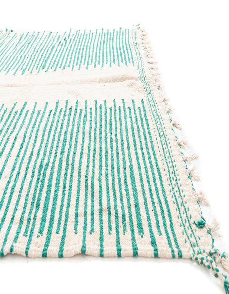 Detail image of 7' x 10' 6  Hand Knotted Moroccan Wool Rug