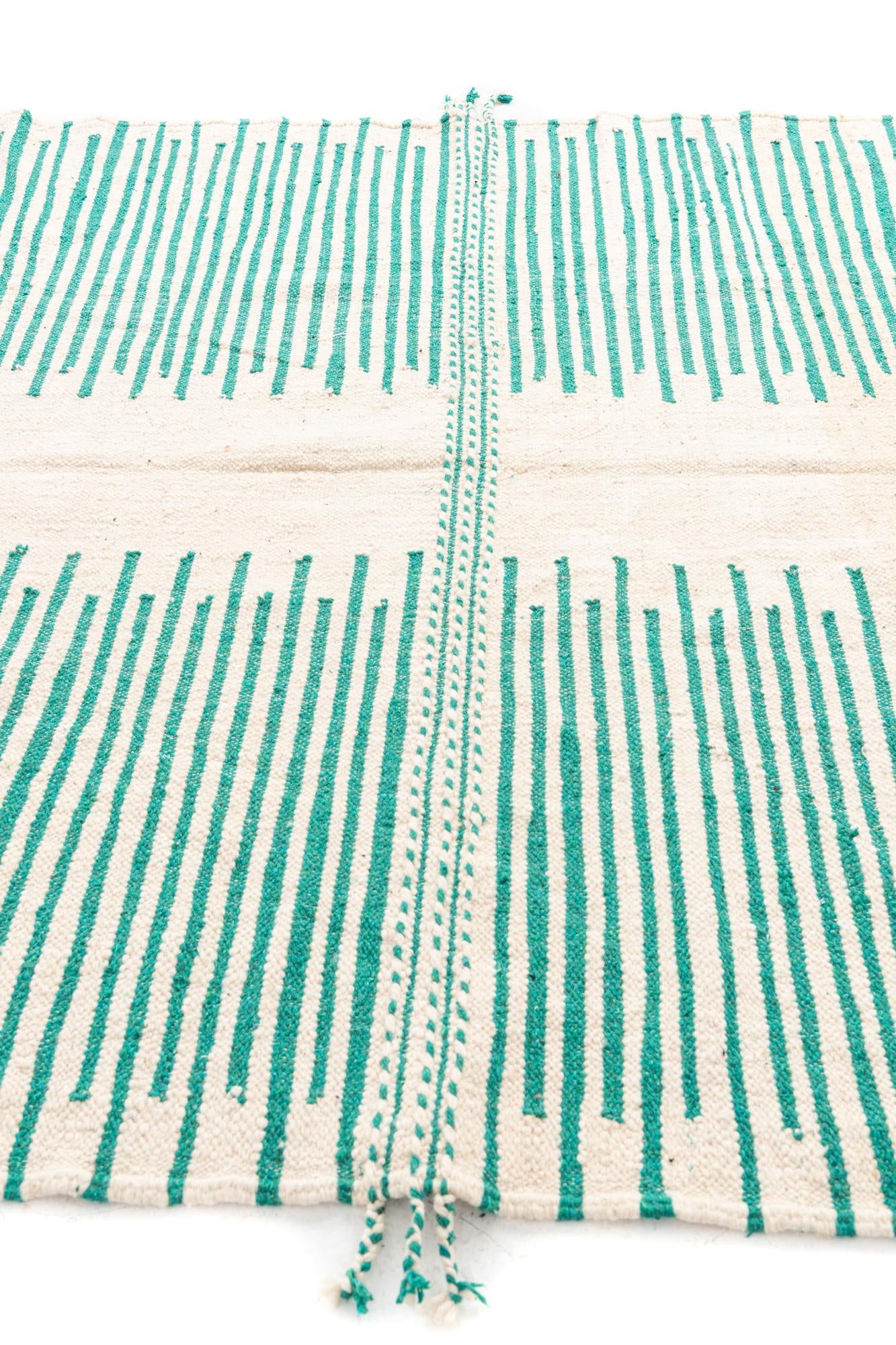 7' x 10' 6 Hand Knotted Moroccan Wool Rug
