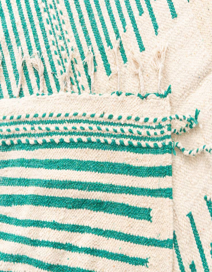 Detail image of 7' x 10' 6  Hand Knotted Moroccan Wool Rug