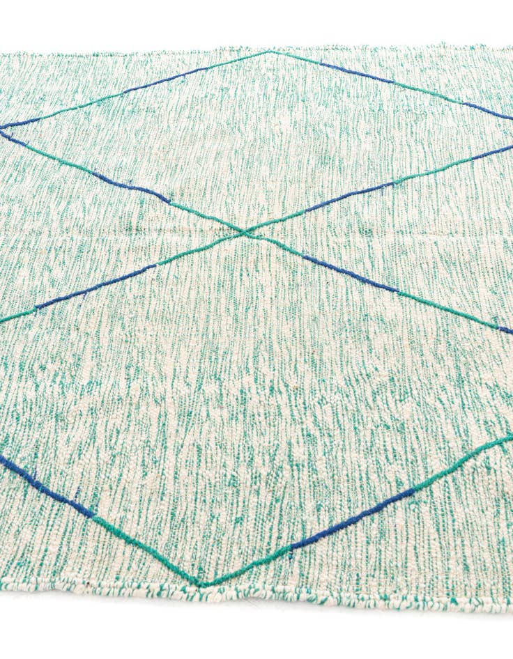 Detail image of 6' 8 x 9' 9  Hand Knotted Moroccan Wool Rug