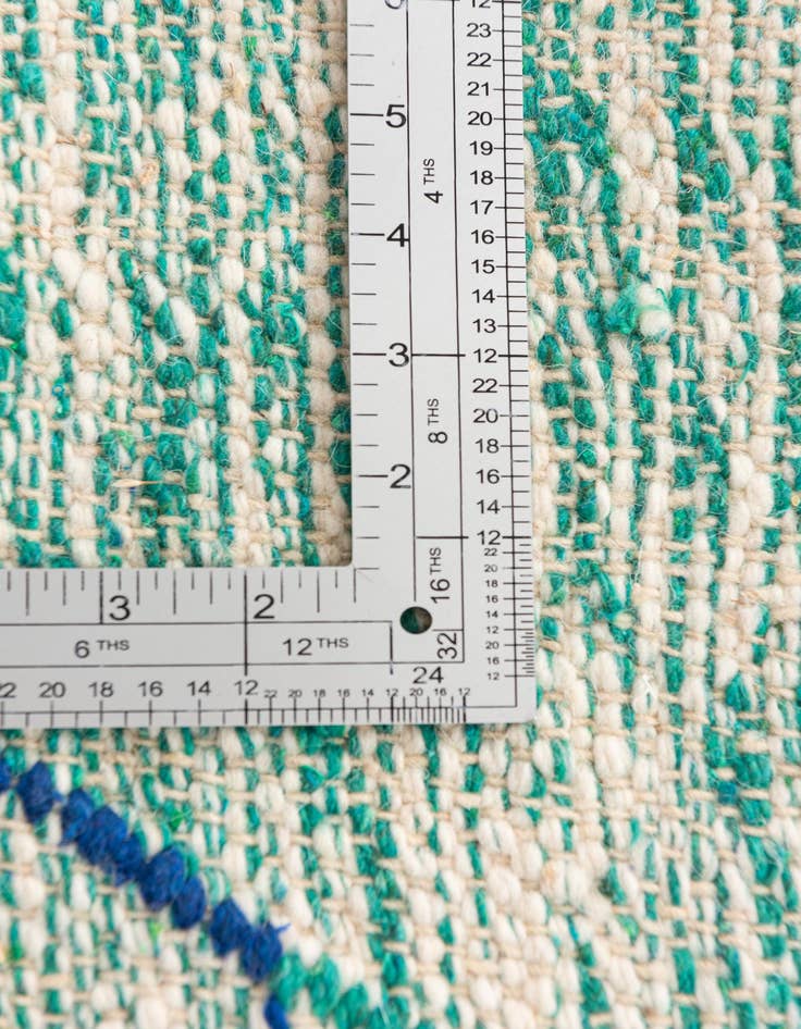 Detail image of 6' 8 x 9' 9  Hand Knotted Moroccan Wool Rug