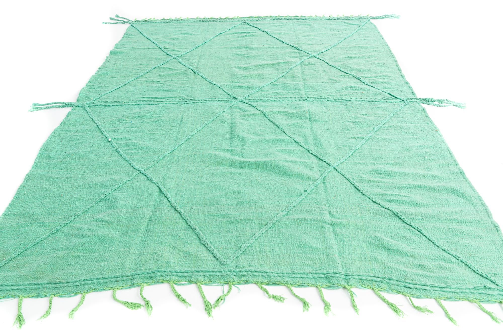 7' 7 x 10' 10 Hand Knotted Moroccan Wool Rug