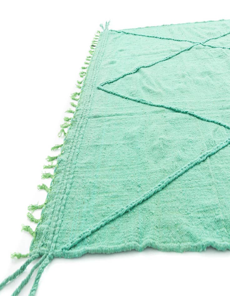 Detail image of 7' 7 x 10' 10  Hand Knotted Moroccan Wool Rug