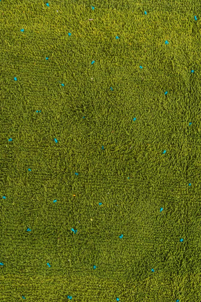 6' 7 x 9' 7 Hand Knotted Moroccan Wool Rug
