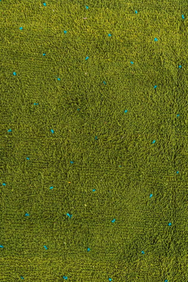 Detail image of 6' 7 x 9' 7 Hand Knotted Moroccan Wool Rug